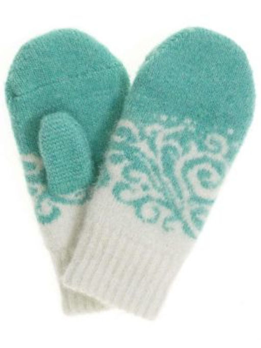 Варежки детские круговые Зимний узор 0704-3 - Рассказовские варежки фото 2