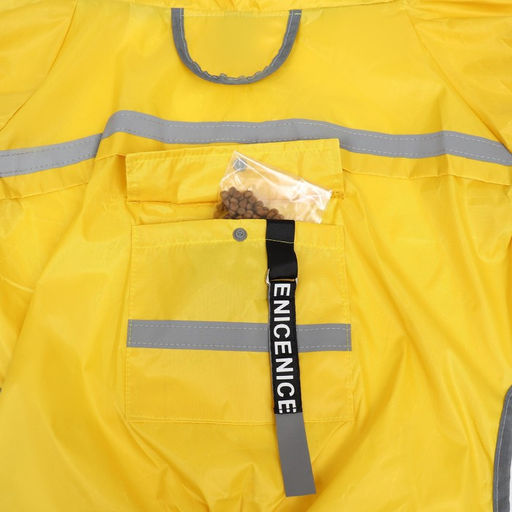 Комбинезон для собак, демисезонный с козырьком, размер 3ХL (ДС 50, Ог 67, ОШ 51 см), жёлтый - Simaland фото 4