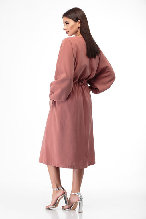 Платье ANELLI 884 терракот  фото 3