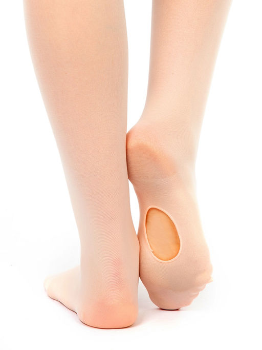 1778-0-0 Колготки для танцев и балета Chersa 40 den с отверстием на стопе (комплект2шт) *  фото 3