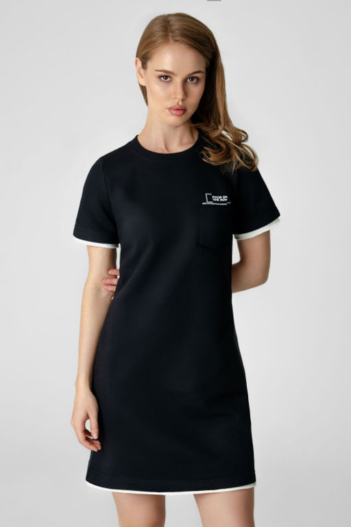 Арт. 8504 Платье женское 42-48 (4 шт) Цвет:черный