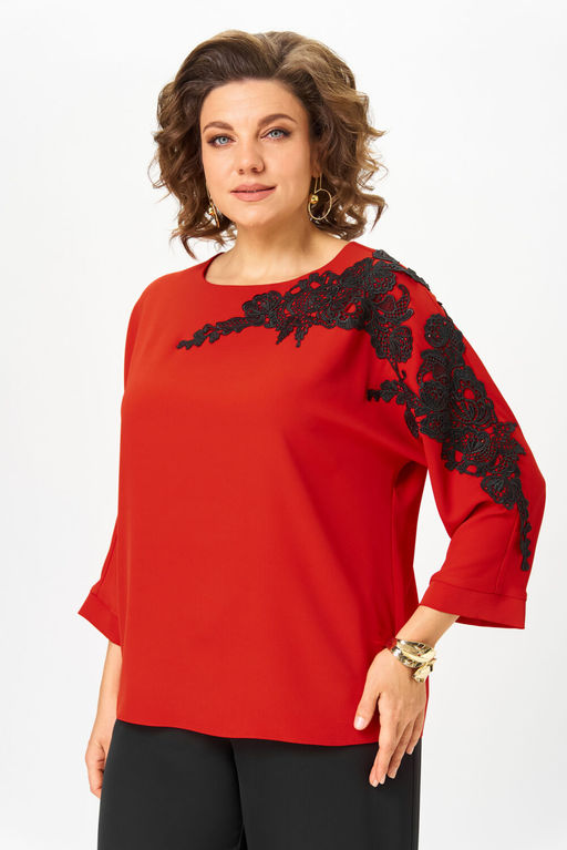 Блуза Rumoda 2277 красный дл. р.