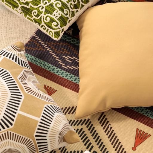 Наволочка декоративная 40х40 см, Circle beige, 100% хлопок - Этель фото 3