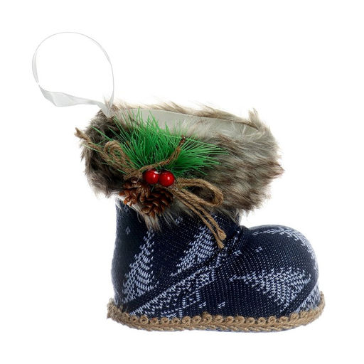 Конфетница Сапожок, ёлки, цвет синий - Страна карнавалия фото 2