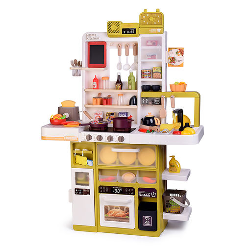 Набор кухня "Весёлый поварёнок" с паром (108 предметов) в коробке