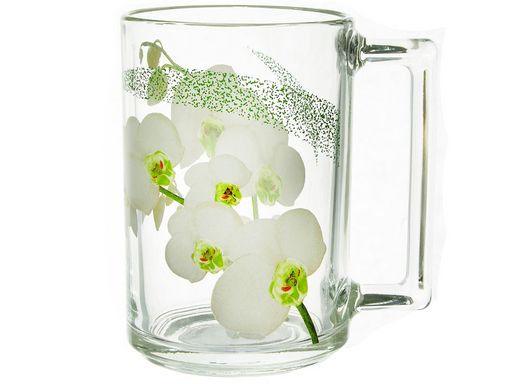 Люминарк Кружка ФИТНЕС 320мл Микс декоров Цветы (Бергамот, Белая Орхидея, Уотер колор, Латон) /Люминарк/ - Luminarc фото 3