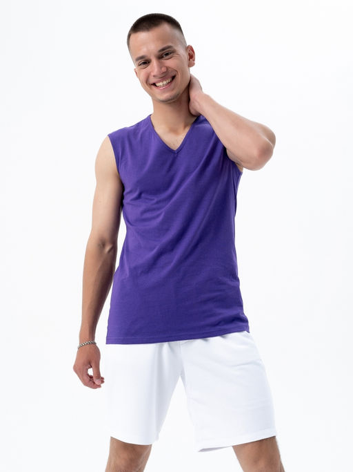 Майка хлопок 100%,сиреневая - Binita фото 2