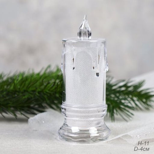 Свеча светодиодная 11х4 см / VFR-106 /уп 12/240/