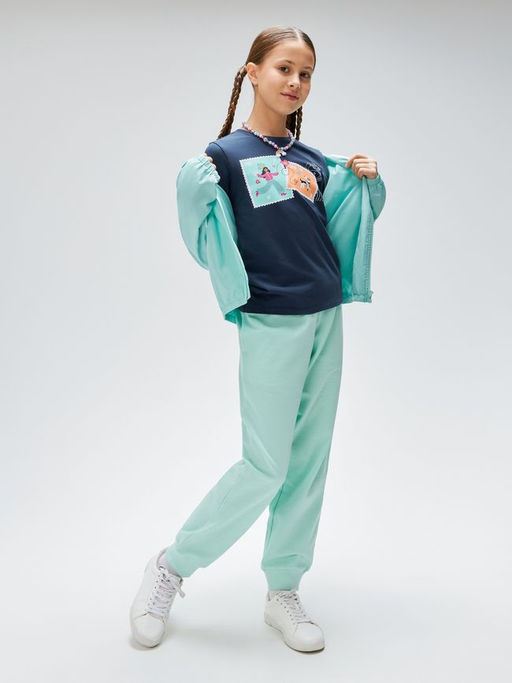 ACOOLA / Джемпер детский для девочек Aveiro темно-синий  фото 2