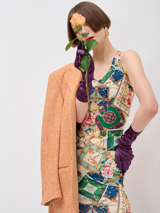 Платье с принтом масло OD-632-5