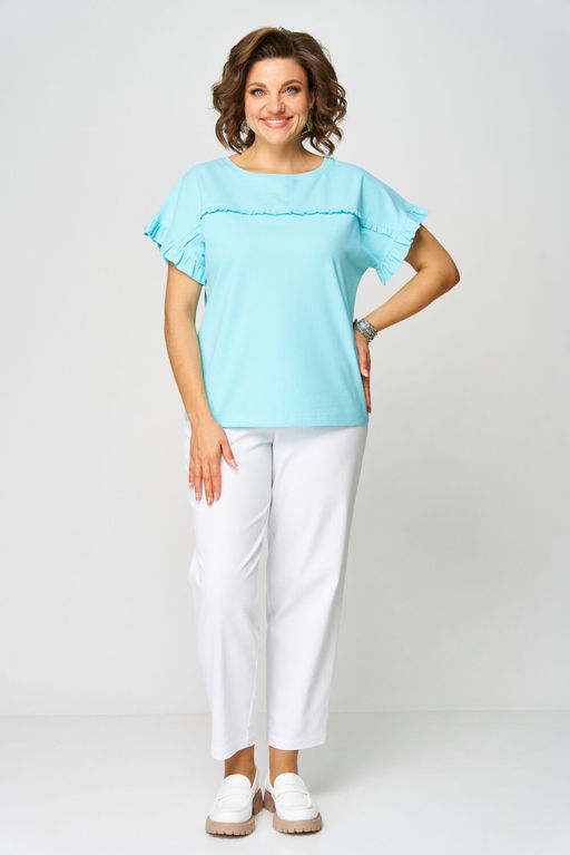 Футболка Rumoda 2264-Р голубой  фото 3