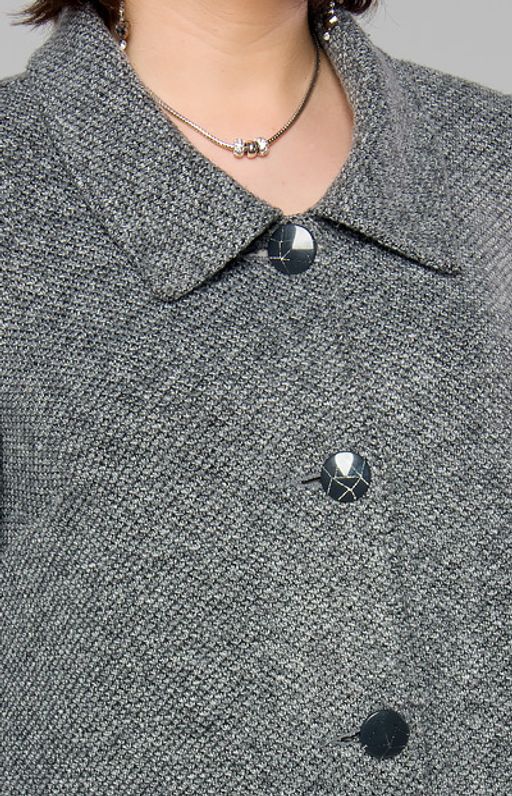 Элегантный жакет силуэта трапеция - Ckc collections фото 3