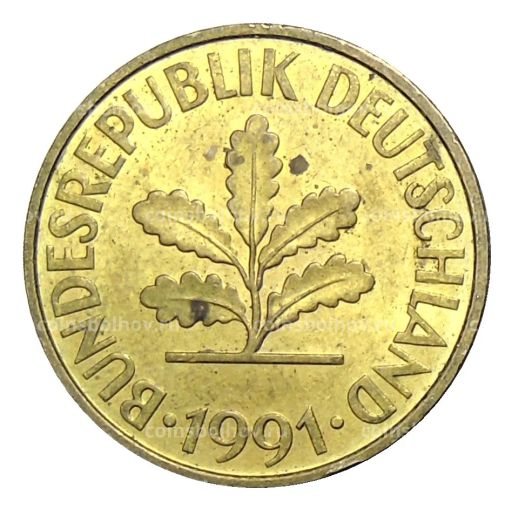 10 пфеннигов 1991 года F Германия