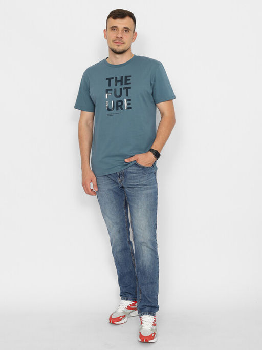 CRB wear/CSMM 60282-48 Футболка мужская,темно-серый/Ex.Cherubino  фото 2