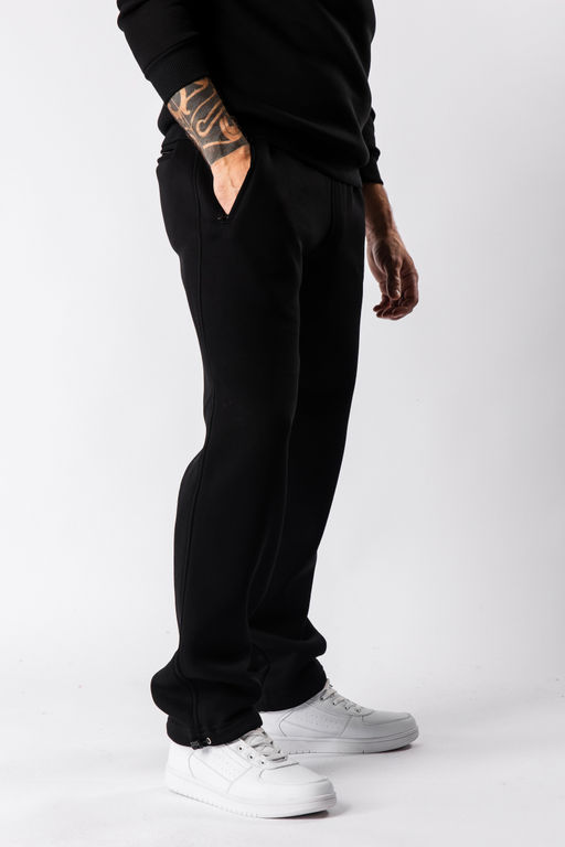 Утепленные брюки из футера трёхнитки с изнанкой «барашек» - Relay фото 6