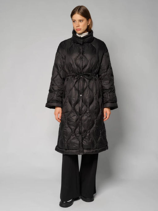 Пальто женское 12411-23041 black - Eleganzza фото 2