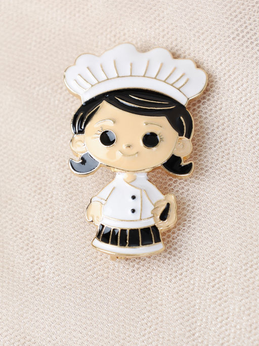Брошь Шеф-повар / 4846-4 /уп 24/