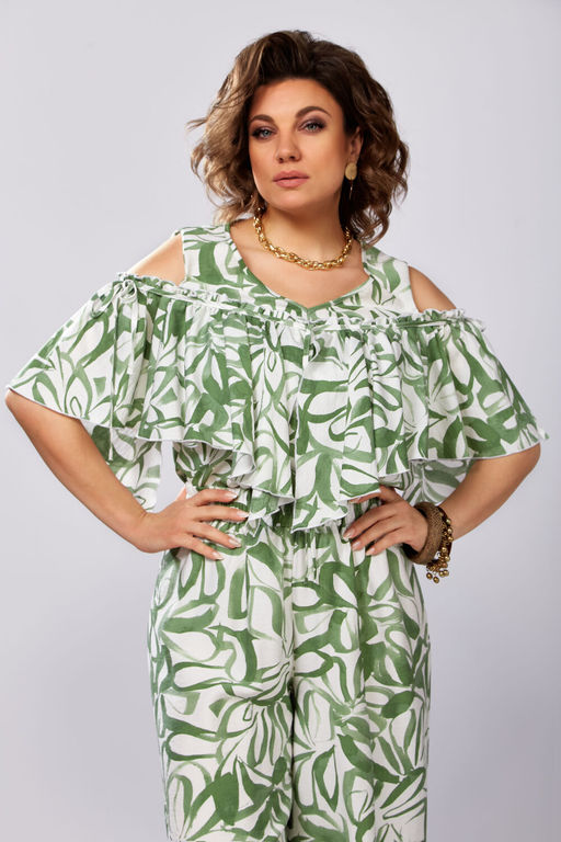 Костюм LADY SECRET 2996 белый+ зеленый