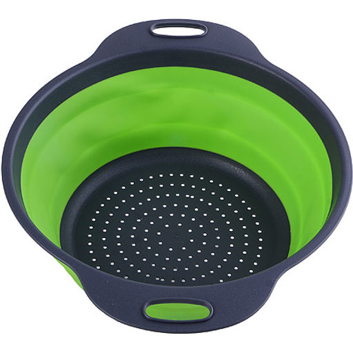 31489-1 Дуршлаг силикон с ручками, ЗЕЛЕНЫЙ.MB(х60) - Mayer&boch фото 2
