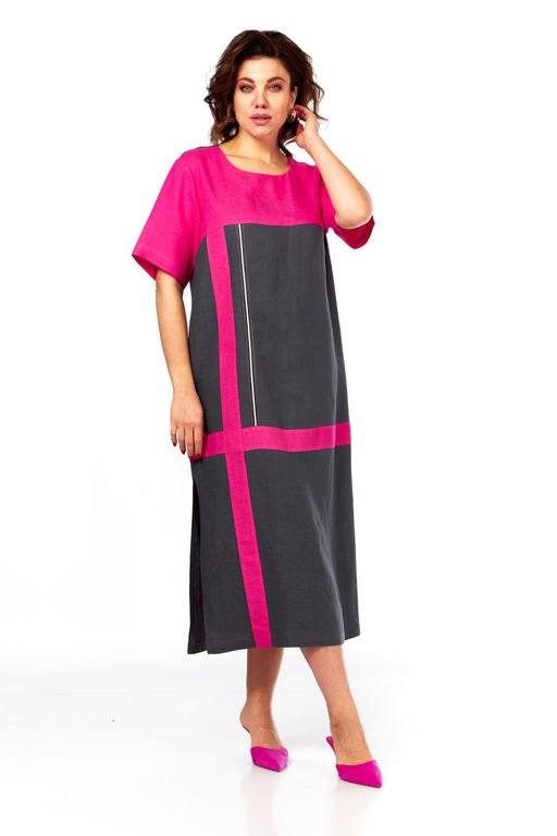 Платье Diamant 2076 розовый  фото 5