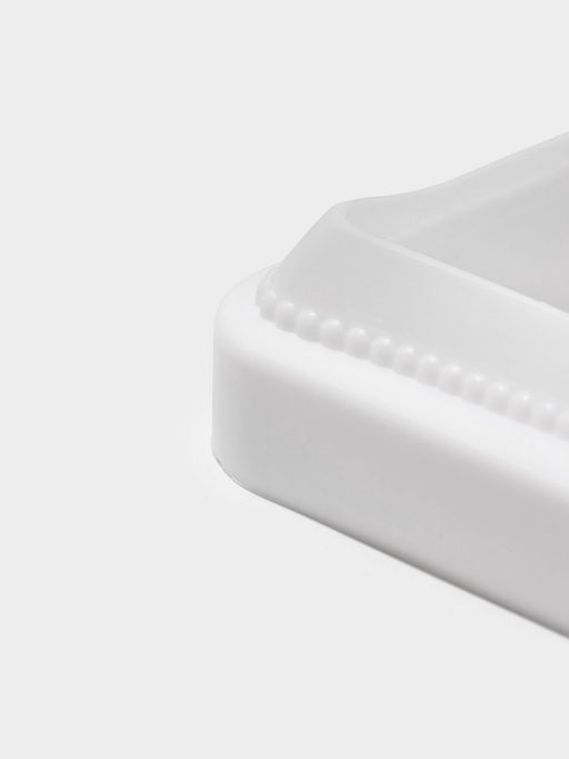 Форма для выпечки и муссовых десертов KONFINETTA Любовь в квадрате, силикон, 11.4?12?4.4 см, белая