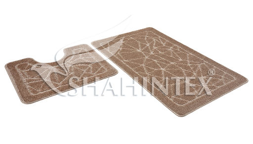Набор ковриков SHAHINTEX РР 60*100+60*50 001 перламутр 51 S