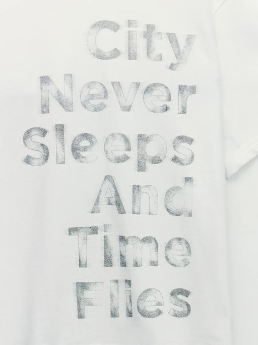 Футболка relax fit с принтом / Zarina  фото 10