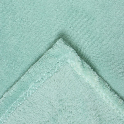 Плед Этель цв.мятный 150*200 см,100% п/э, корал-флис 220 гр/м2  фото 5
