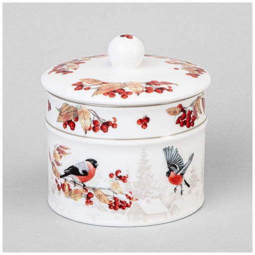 БАНКА LEFARD ЛЕСНАЯ СКАЗКА СНЕГИРИ 11,5*12 СМ 500 МЛ фото 4