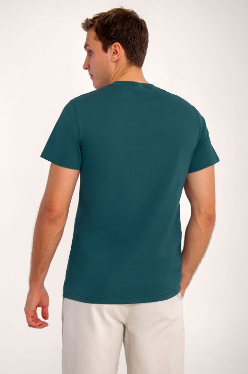 Арт. 61112/7 Футболка мужская 48-58 (6 шт) Цвет:изумруд - Идеал фото 4
