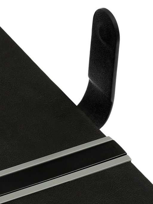 Дневник школьный 1-11 класс, лассе, обложка искуственная кожа черная с хлястиком, с ручкой   1096906