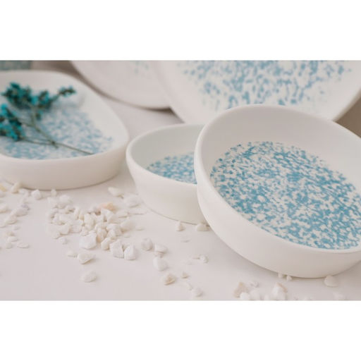 Соусник Magistro Лунный океан, d=10.2 см, фарфор, белый