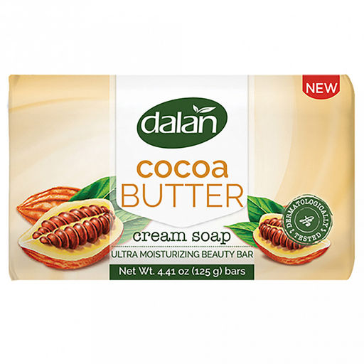Мыло-крем туалетное твердое "Dalan" 125г, "Масло Какао" (Турция)