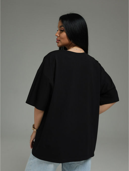 Анита-3 футболка женская (черный)