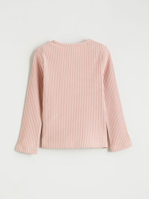 Bisiklet Yaka Fiyonk Nak??l? K?z ?ocuk Ti??rt