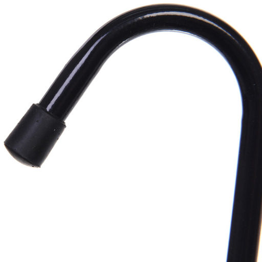 Цена за 3 шт. Вешалка металлическая для брюк 5 секций "ИДЕЯДОМА", цвет черный, 33*34см