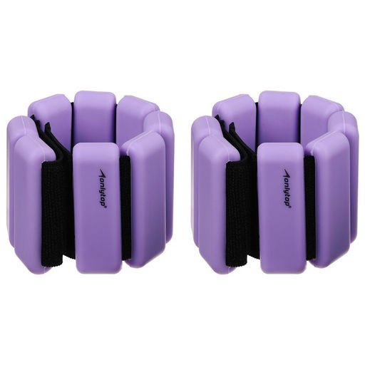 Утяжелители ONLYTOP, 2 шт. × 0.5 кг, цвет фиолетовый