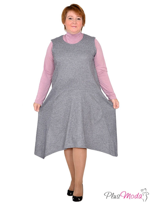 Платье-сарафан Модель №347 размеры 44-80 - Plusmoda фото 2