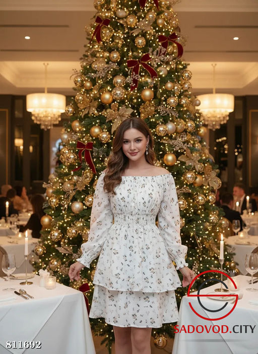 Платье женское приталенное - Bruno фото 3