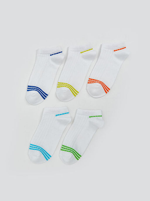 ?izgili Erkek ?ocuk Patik ?orap 5li