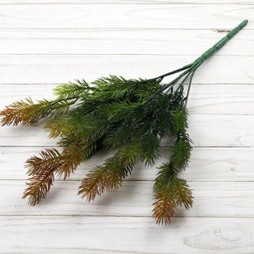 Елка ветка искусственная 42 см 7 веток / AB4192-7P /уп 2/250/1000/Новый год (Красный) - Галеонтрейд фото 4