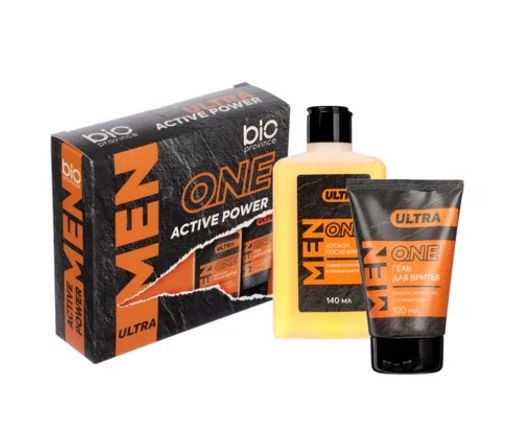 BIOPROVINCE набор ONE MEN (гель д/бритья 120мл+лосьон п/бритья 140мл)