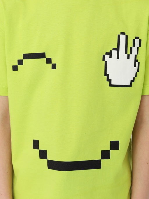 CSKB 63824-36-412 Футболка для мальчика,лайм