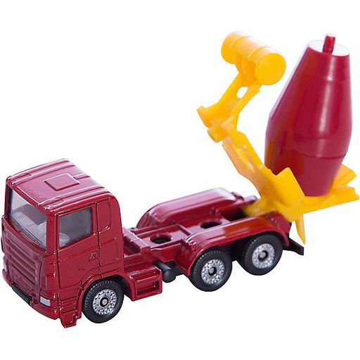 Бетономешалка Siku, красно-жёлтая  фото 3