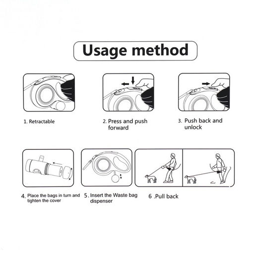 Рулетка Пижон Premium с поводком-лентой 8 м, вес животного до 50 кг  фото 6