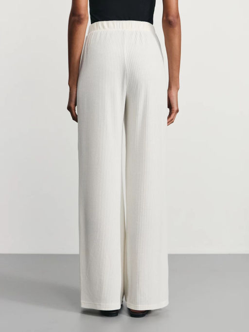 Трикотажные брюки в рубчик / Zarina  фото 4