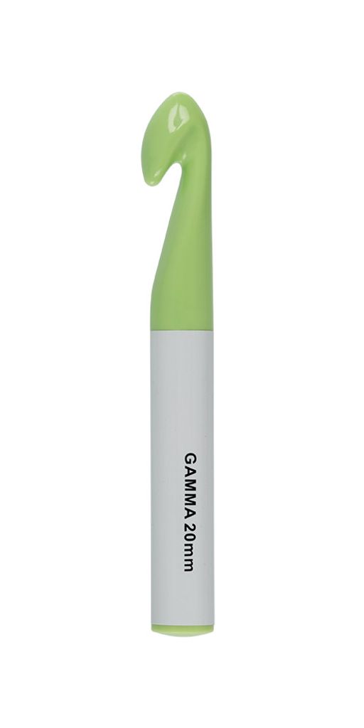 Для вязания Gamma PCH крючок пластик d 20 мм 17 см в чехле  фото 4