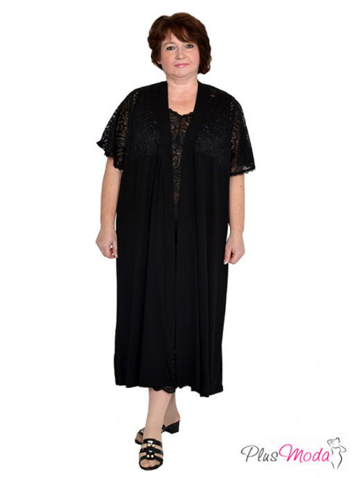 Халат-пеньюар Модель №856 размеры 44-84 - Plusmoda фото 6