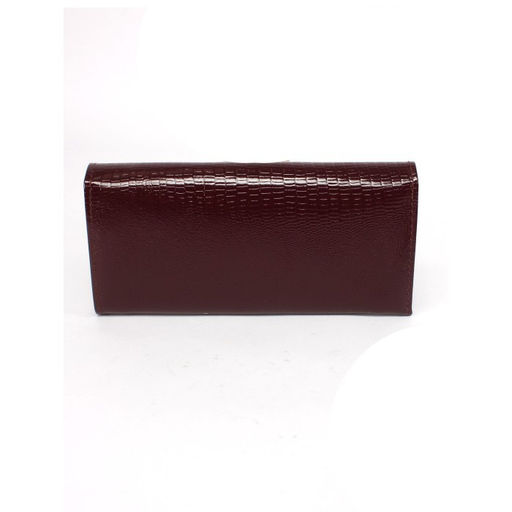 Портмоне женское Croco-ПР-952 натуральная кожа 3 отд, 5 карм, бордо игуана (78) 265468  фото 2