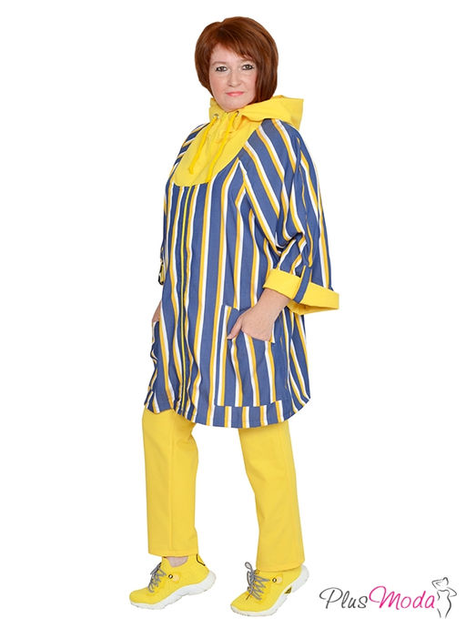 Парка с капюшоном Модель №932 размеры 44-84 - Plusmoda фото 6